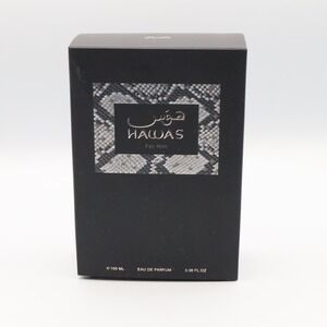 Hawas for Him Eau De Parfum 100‎ ML 3.38 FL OZ Collectors Display Empty Box